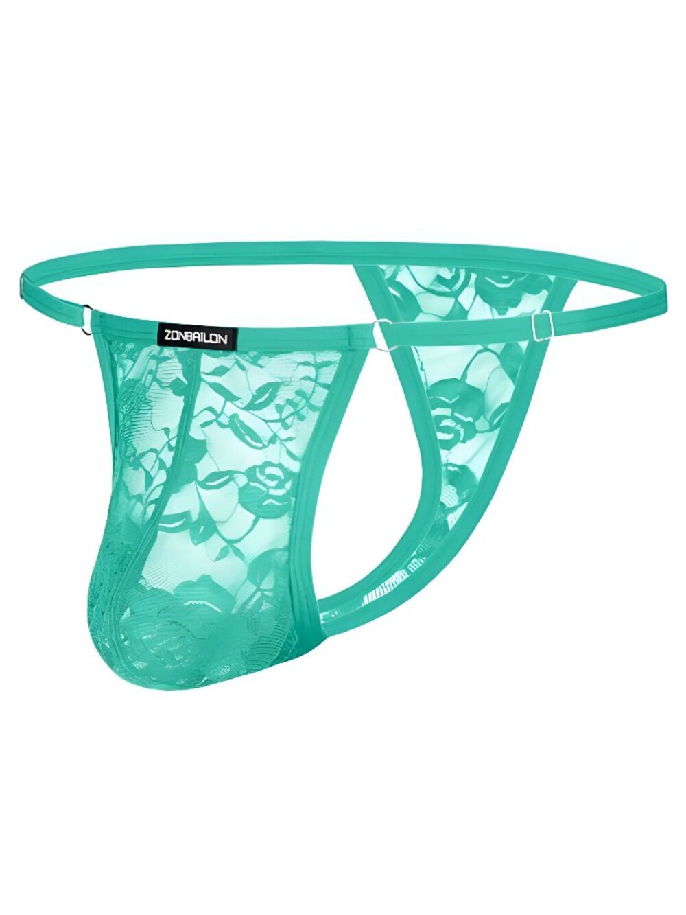 Men's Lace G-String Thong Adjustable One Size Sexy Underwear - E